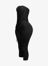 Load image into Gallery viewer, Her Masterpiece Capri Jumpsuit (Black)