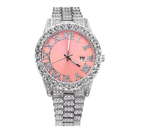 Elegant Diamonds Pink Face