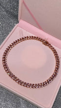 Load image into Gallery viewer, Pink Ice Cuban Necklace