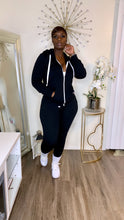 Load image into Gallery viewer, Just A Babe Jogger Set (Black)