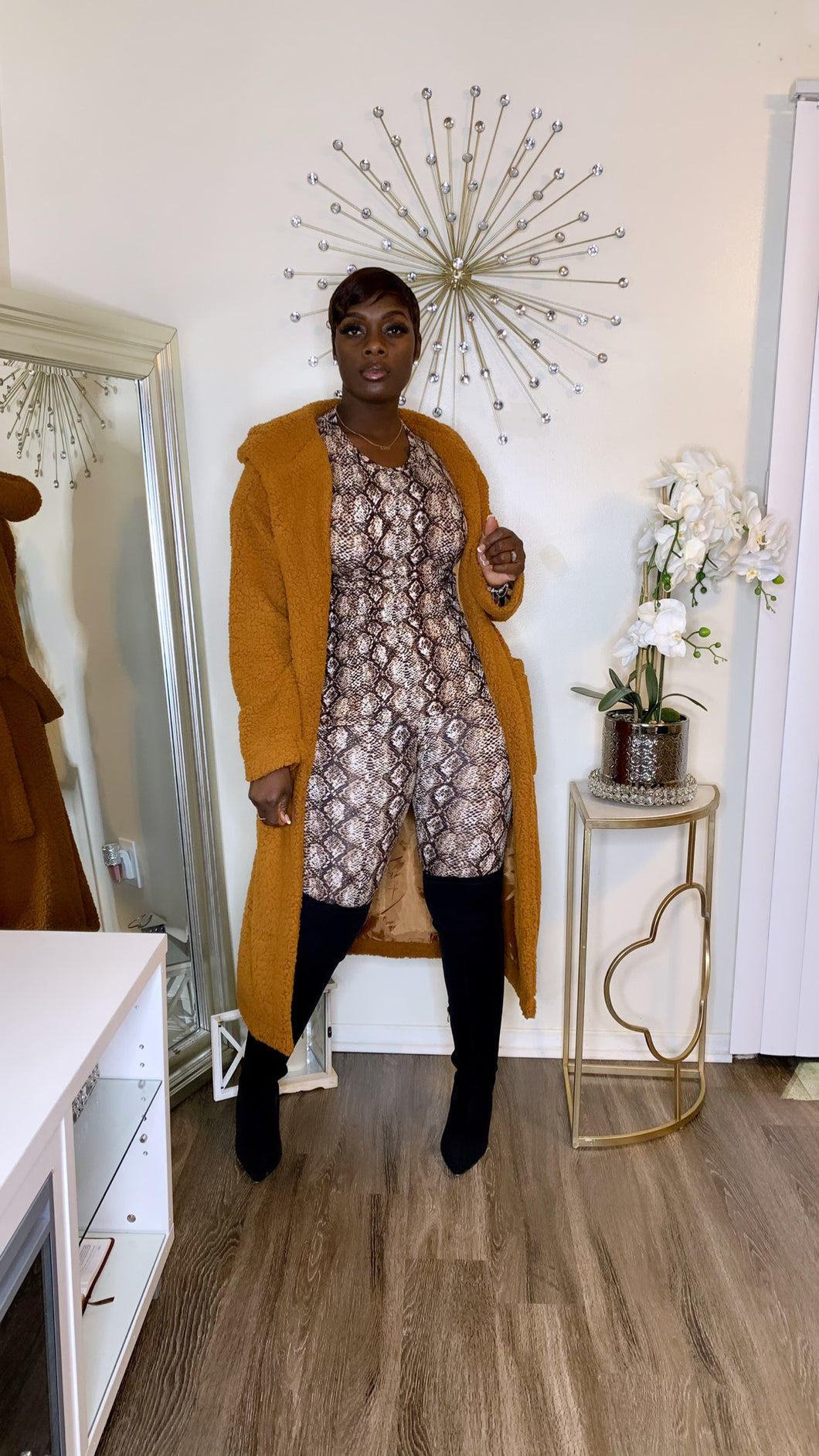 Valorous Oversized Teddy Coat (Mocha)